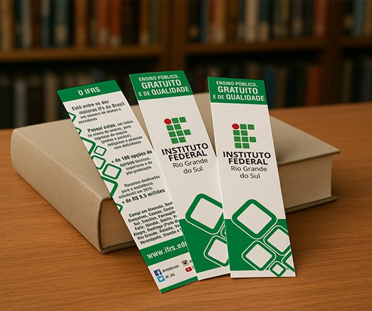 marcadores de página desenvolvidos para o Instituto Federal do Rio Grande do Sul
