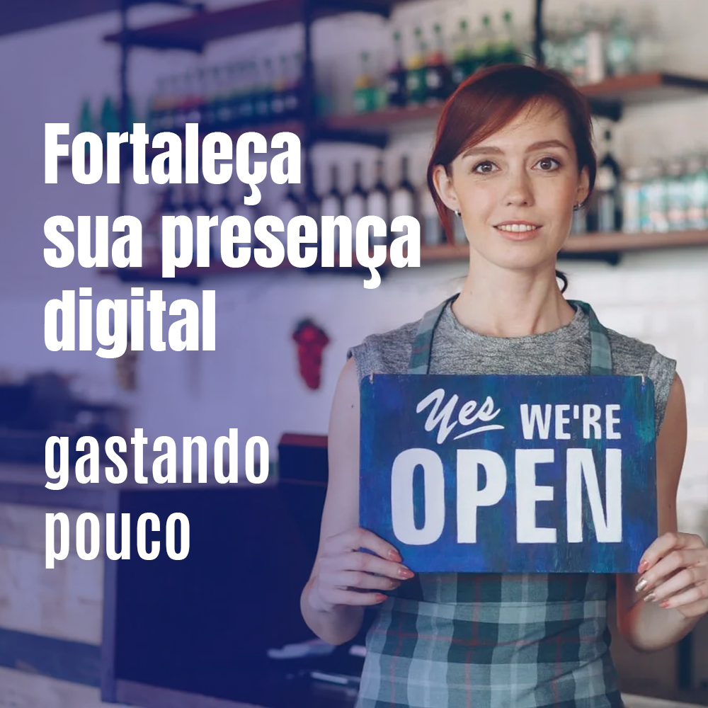 A woman is welcoming customers, as the shop is open.